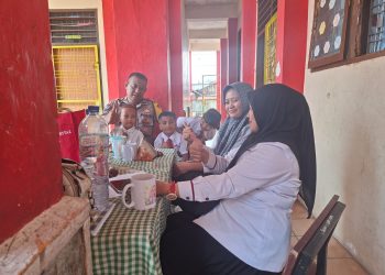 Jaga Siswa dari Bullying, Bhabinkamtibmas Martoba Beri Pesan Kamtibmas