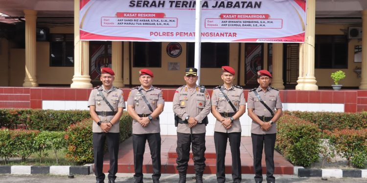 Resmi Berganti! Ini Sosok Kasat Reskrim dan Kasat Narkoba Baru Polres Pematangsiantar Resmi Berganti! Ini Sosok Kasat Reskrim dan Kasat Narkoba Baru Polres Pematangsiantar