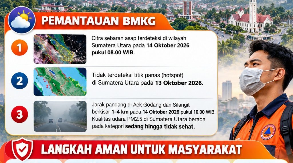 Asap Terdeteksi di Sumatera Utara, BPBD Pematangsiantar Imbau Warga Waspada Asap Terdeteksi di Sumatera Utara, BPBD Pematangsiantar Imbau Warga Waspada