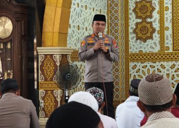 Jumat Keliling di Masjid Agung Sibolga, Kapolres AKBP Budi Prasetyo Serap Aspirasi dan Soroti Ancaman Narkoba