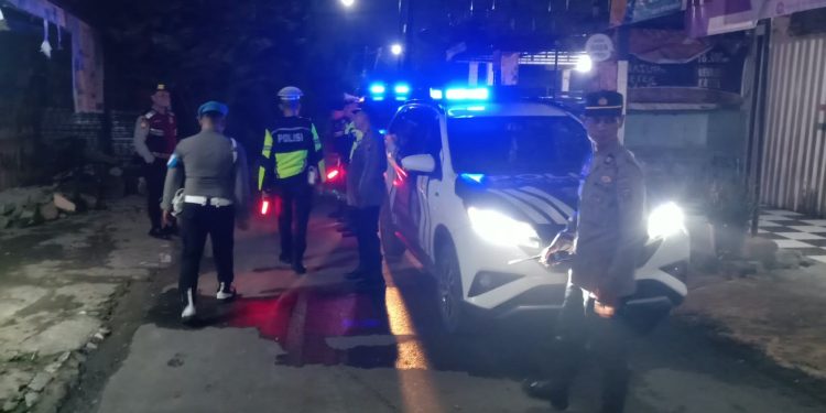 Cegah Balap Liar hingga Premanisme, Polres Pematangsiantar Sisir Sejumlah Titik Lewat Blue Light Patrol