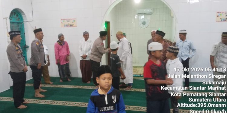 Bangun Kedekatan Lewat Subuh Keliling, Kapolres AKBP Dhana Noer Kurniawan Perkuat Sinergi Jaga Keamanan Siantar