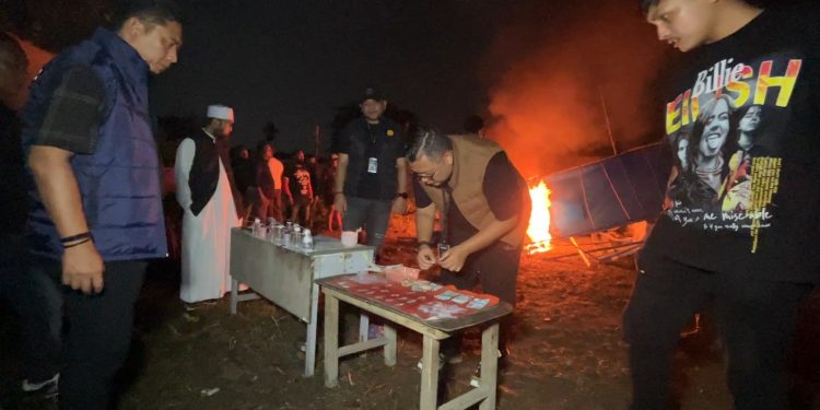 Sarang Narkoba Jermal 12 Kembali Digerebek, 2 Barak Dibakar, Bandar Diburu