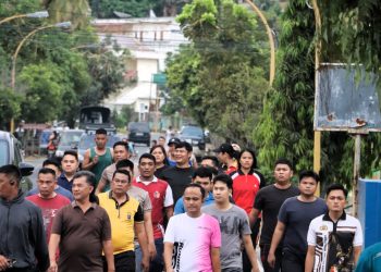 Ukur Berat Badan hingga Jogging Keliling Kota, Polres Sibolga Perkuat Disiplin dan Kesehatan Personel