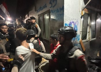 Brimob Sumut dan Ditresnarkoba Gerebek Lokasi Diduga Sarang Narkoba di Medan Area, 29 Orang Diamankan
