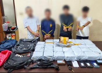 Polda Riau Gagalkan Penyeludupan 35 Kg Sabu Jaringan Internasional 