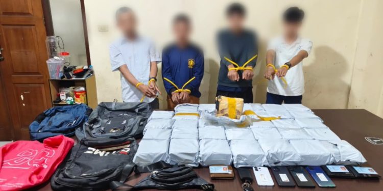 Polda Riau Gagalkan Penyeludupan 35 Kg Sabu Jaringan Internasional 