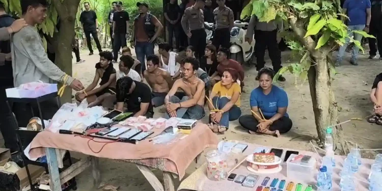 Polda Sumut Sisir Sarang Narkoba di Percut, 27 Orang Positif dan Dua Diduga Pengedar