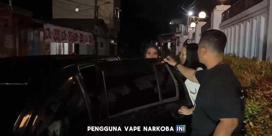 Polisi Amankan Dua Wanita Diduga Pengguna Vape Narkoba di Medan Tembung