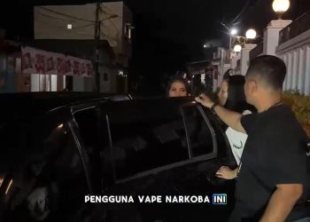 Polisi Amankan Dua Wanita Diduga Pengguna Vape Narkoba di Medan Tembung