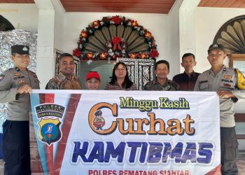 Dekatkan Polri dengan Jemaat, Polsek Siantar Timur Dorong Pemuda Gereja Aktif Jaga Keamanan