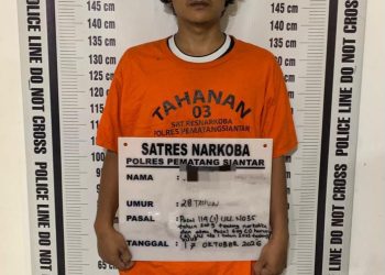 Dua Pria Diamankan Satresnarkoba di Siantar Martoba, Sabu 1,80 Gram dan Honda Vario Disita