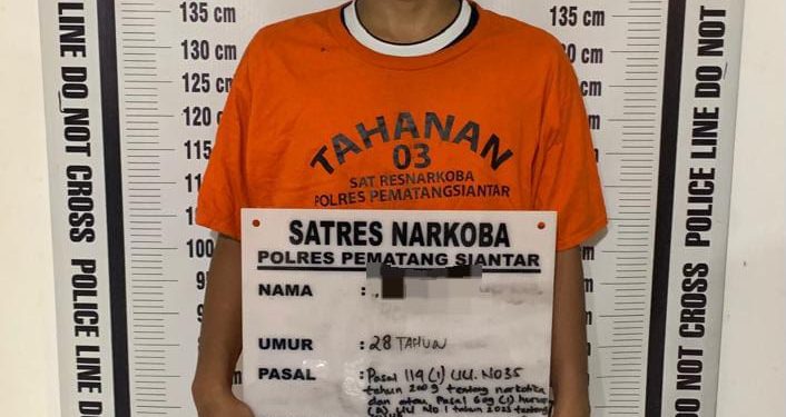 Dua Pria Diamankan Satresnarkoba di Siantar Martoba, Sabu 1,80 Gram dan Honda Vario Disita
