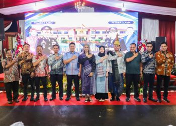 Wesly Silalahi Lepas Sah Udur, Sambut Dhana Noer Kurniawan sebagai Kapolres Pematangsiantar