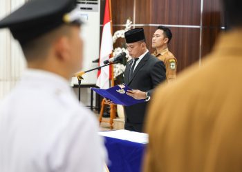 116 PNS Pemko Pematangsiantar Dilantik, Wesly Tekankan Jabatan sebagai Amanah dan Tanggung Jawab